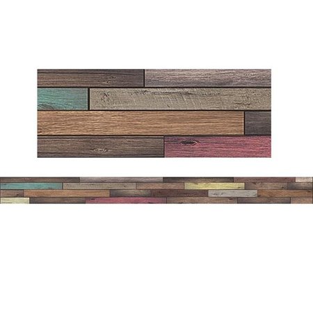 TEACHER CREATED RESOURCES Teacher Created Resources TCR8838-6 Reclaimed Wood Border Trim Home Sweet Classroom - 6 Each TCR8838-6